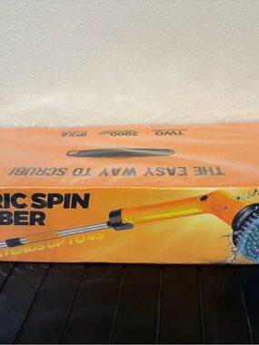 Electric Spin Scrubber - Orange